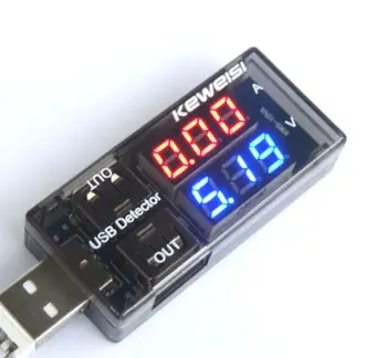 USB Nabíjačka, Lekár Napätie Prúd Meter Voltmeter Ammeter Pracovný Čas Batérie Kapacity Tester Meracie Nástroje