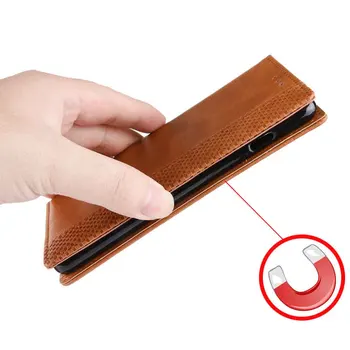 Kožené telefón puzdro pre Xiao Redmi K20 K20pro / Poznámka 6 pro / Play zadný Kryt Flip peňaženka so stojanom Coque