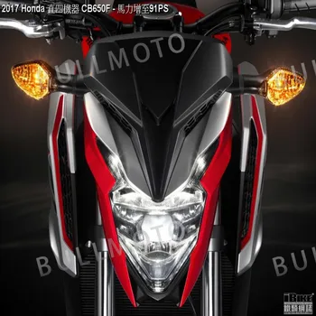 Pre Honda cb650f 2017 2018 2019 Motocykel Matte black nevyfarbené Povrchu & uhlíkových vlákien svetlometov kryt hlavy Dva štýly