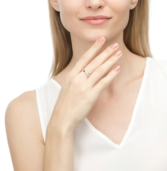 SKM Dizajnér prsteňov pre ženy, 14 karátové ružové zlato trendy Zásnubné prstene dizajnér Sľub Luxusne Jemné Šperky