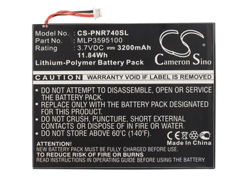 Cameron Čínsko 3200mAh Batérie MLP3595100 pre Pandigital Román Tablet Farba, R7T40WWHFI