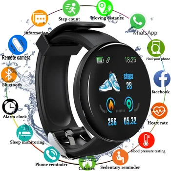 2020 Smart Hodinky Bluetooth Mužov Krvný Tlak Kolo Smartwatch Ženy Smart Vodotesný Náramok Sport Tracker Fo IOS Android