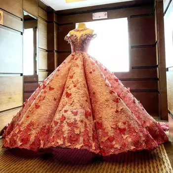 Nový Príchod Ružová Princezná Quinceanera Šaty 2021 Luxusné Zapojenie Sladké 15 16 Šaty Plesové Šaty Prom Šaty Svadobné Boutique