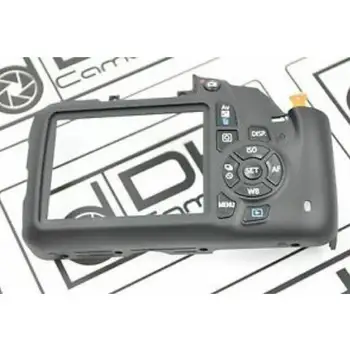Nové 1200D Rebel T5 X70 Späť Kryt Zadnej púzdro Kryt S Tlačidlo Flex s LCD Tlačidlo FPC Pre Canon 1200D