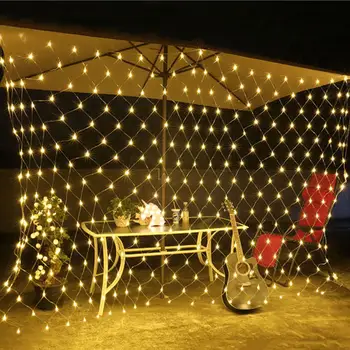 3x2m EÚ 220V 1,5 m Vianočné Girlandy LED Reťazec Vianoce Čisté Svetlá Víla Xmas Party Záhrada Svadobné Dekorácie, Záclony Svetlá