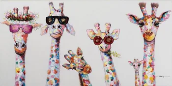 Abstrakt Zvierat Plátno na Maľovanie Žirafa Plagát a Vytlačí PaintingWall Umenie Fotografie pre Domáce Obývacej Miestnosti Dekorácie