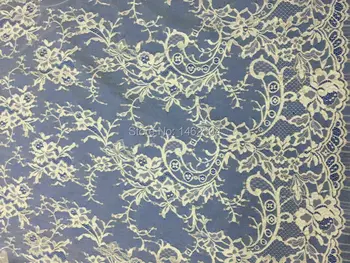 Krásny francúzsky Mäkký Čistý Čipky Textílie, 2ks/veľa, 3meter za ks francúzsky čistý čipky