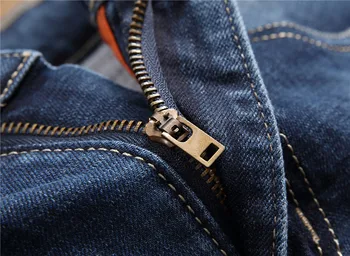 Rozštiepené Elastické Jeans pánske Retro Pružnosť Slim Mládež Streetwear Módy Osobnosti Kvality Pohodlné Muž Džínsové Nohavice