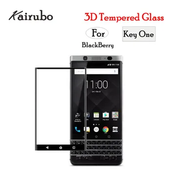 100KS DHL Zadarmo Tvrdeného Skla pre BlackBerry KEYone 3D Full Zakrivené Predné Ochranné Screen Protector) pre BlackBerry kľúč jeden KĽÚČ