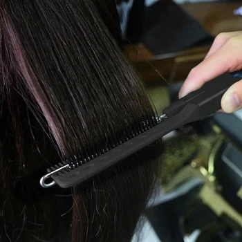 V Tvare Straightener Hrebeňom, Starostlivosť o Vlasy DIY Vlasy Detangler Špirála Kadernícke Špirála Rezanie, Tvarovanie Nástroj Anti-statické Vlasy Štetec