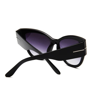 Nový Módny Dizajnér Značky Cat Eye Ženy slnečné Okuliare Žena Gradient Bodov Slnečné Okuliare Big Oculos feminino de sol UV400