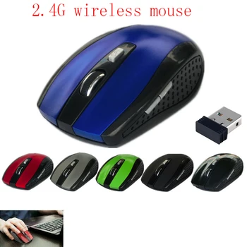 2,4 GHz Bezdrôtová Optická 1600 DPI Myš S USB Prijímač Pre PC Prenosný Počítač