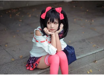 VEVEFHUANG Anime Lásku Žiť Nico Yazawa SR Karty Unawaken Obrázok Cosplay Kostým Lolita Šaty Jednotné Pre Halloween Doprava Zadarmo