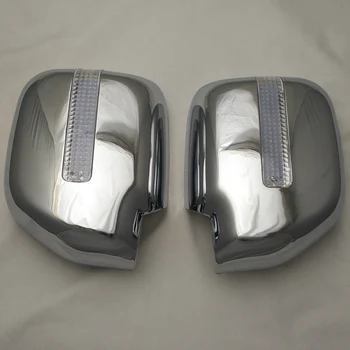 Auto LED Zrkadlo Pokrytie Príslušenstvo ABS Chrome Bočné Zrkadlo Pokrytie pre Toyota Noah 1996-2002