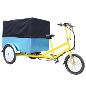 Pôvodné priamej cenovej tri kolesá potravín vozíky mobile potravín trailer potravín košík na bicykel s dopravou zdarma po mori