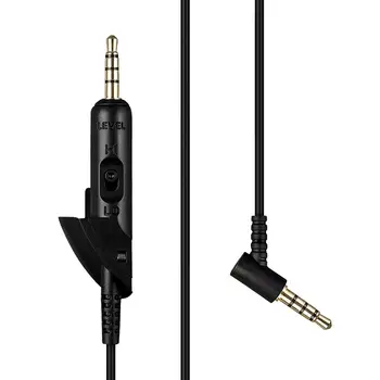 Náhradné Stereo Audio Kábel Rozšírenie Hudby Drôt, Kábel Pre Bose QC15 QC2 QuietComfort Kľudnej Pohodlie QC 15 2 Slúchadlá