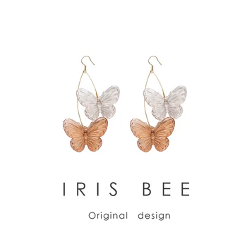 Motýľ Ženy Vintage Náušnice Zabrániť Alergikov Módne Šperky Jednoduché, Party Doplnky, Darčeky IRISBee 2021 Móda