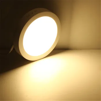 Žiadne Rezanie 25W Kolo LED Stropné svietidlo Povrchovú montáž Stropné LED Panel Dole Svetlo Lampy 85-265V 1pc doprava zadarmo