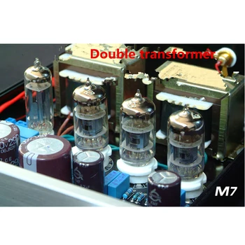 M7 trubice predzosilňovač 6N4 trubice predzosilňovač HIFI 12AX7 trubice preamplificador skončil stroj