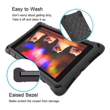 Všetky Nové Amazon Fire HD 10 Tablet Prípade pre Dospelých a Deti ,nízka Hmotnosť Šok Dôkaz Zadný Kryt Tablety, EVA Materiálu