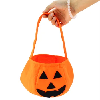 Halloween Party Dodávky netkanej Textílie Tekvica Tašky Halloween Rekvizity Deti Deti Hračky Candy Bag SER88