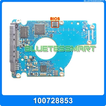 Pevný disk časť PCB logic dosky plošných spojov 100728853 pre Seagate 2.5 SATA notebook hdd repair ST9320325AS/ST9500325AS