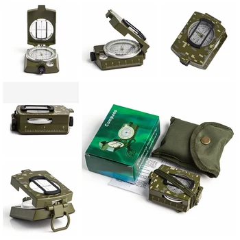 Prenosné Skladacie Objektív Kompas Vojenské Multifunkčné Kompas Loď Kompas Tabuli Dash Namontovať Vonkajšie Tools1.