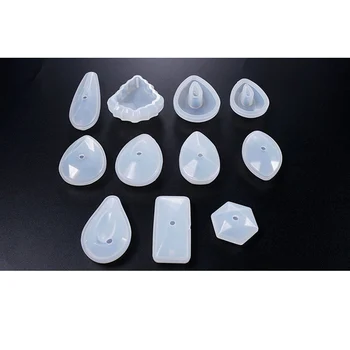 Popular1PC 3D Prívesok DIY Náhrdelník Šperky Formy Prívesky Crystal Rozsahu Šperky Živice Formy Pre Šperky, Takže Nástroj