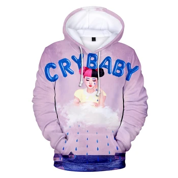 Vysoká kvalita Cry Baby Melanie Martinez 3D Vytlačené Hoodies Mikina Unisex Hoody Módny Trend Štýl Hip hop Kpop Topy