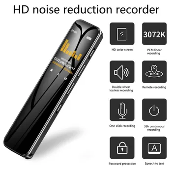 Mini Prenosné 8G 16 G Digitálne Aktivovaný Hlasový Záznamník Pre Prednášky A Stretnutia Redukcia Šumu Clear Audio záznam Zvuku MP3