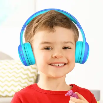 Mačka Ucho Bluetooth 5.0 Slúchadlá Dievčatá, Deti Roztomilý Headset 3,5 mm Jack S Mic Bezdrôtové Slúchadlá Skladacia Nastaviteľné Slúchadlá