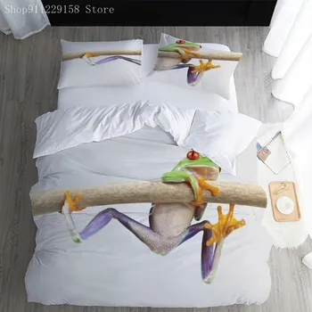 Pokemon Perinu Deti King Bed Listy Bielej posteľnej bielizne Nastaviť Super Textúra Multi-size Bed Kryt 3D Beding Nastavte položku[Č Listov]