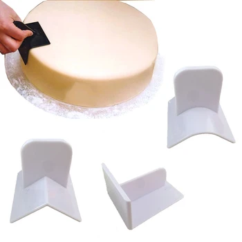 3 v Tvare U,T, V, Plastové Fondant Tortu Povrchu Rohu Vyhladenie Nástroj Cake Zdobenie nástroj Kuchynských Doplnkov na Pečenie Formy A321