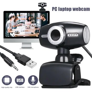 Webová Kamera 0,3 Megapixelu Klip Štýl USB Webkamery pre PC Prenosný počítač Stolový Počítač DJA99