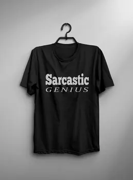 Sarkastický genius Funny T-Shirt Tumblr tričko s výroky mens graphic tee womem sarkazmus tričko študent darček-C843