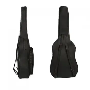 40/41 Palcový Oxford Tkanina Guitar Bag Dvojité Popruhy, Polstrovaný 5mm Bavlny, Mäkké Akustické Ľudovej Klasickú Gitaru Vodotesný Batoh
