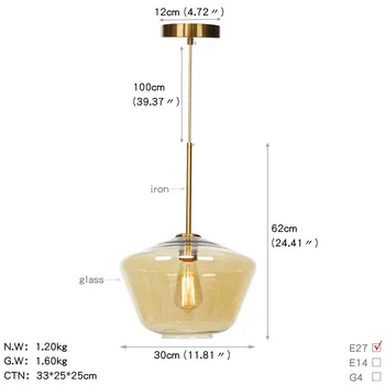 Jednoduché Sklo Tieni Prívesok Svetlo LED Edison Loft Dekor Moderné Závesné Svietidlo Jedáleň, Spálňa Bar Domov Osvetlenia E27 Droplight