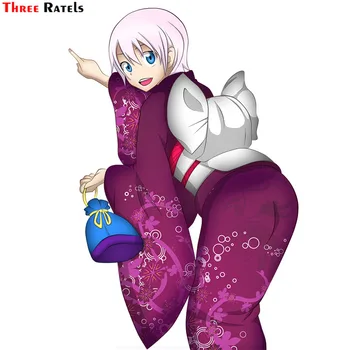 Tri Ratels F215 Yukata Failry Chvost Anime Dievča Pre Passat b7 Auto Doplnky, Dekorácie-Nálepky Proti Poškriabaniu Film Auto Obtlačky