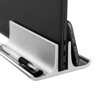 Notebook, telefón Držiak Nastaviteľný Vertikálny Stojan Úspora Priestoru Ploche Mount Držiak Doštičky pre Apple MacBook Lenovo YOGA Notebook