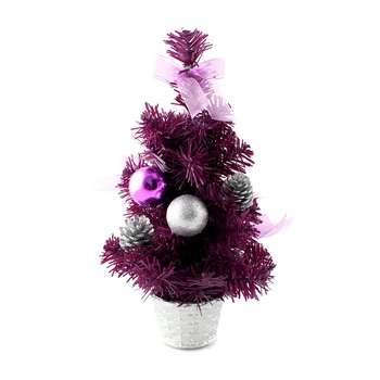 Umelé vianočné Ozdoby Mini Vianočný Strom Kvetinové Gule DIY Tabuľka Nový Rok Party Dekor Ornament Svadobné Decoracion 30 cm *