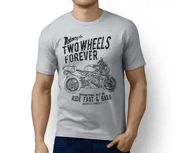 Bavlna, Tlač Pánske Letné O-NeckJapan Motorke RVF 400 NC35 Inšpiroval Motocykel Umenie T-Shirt