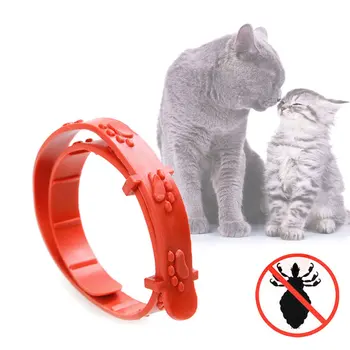 Účinné Odstránenie Anti Velká Kliešť Plastové Komárov Obojky Pet Mačky Psa Nastaviteľné Ochrana Krku Odraziť Odstraňovač Ochrany