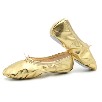 USHINE profesjonalne nowe złote srebrny korpus kształtujący trening klapki jogi siłownia brzuch buty robiť tańca baletowego dzieci