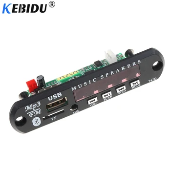 Kebidu Bezdrôtové Bluetooth, 12V 24V Auto MP3 Dekodér Rada Modul Audio USB TF FM Rádio, AUX + Diaľkové Ovládanie pre iPhone Huawei