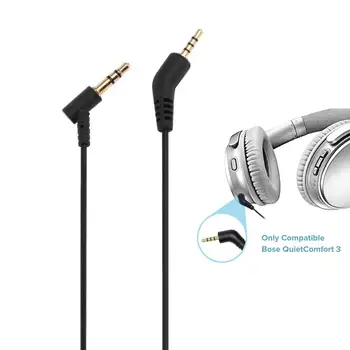 1.2 Metrov Nahradenie Stereofónny Zvuk Hudby Kábel Predlžovací Kábel Drôt pre Bose Kľudnej Pohodlie QuietComfort QC 3 QC3 Slúchadlá