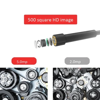 NÁRAST-WiFi Endoskopu 5MP kvalite 1080P 5,5 mm High-Definition Endoskopu 2M Ručné Endoskop s 6 LED Svetlá pre Android IOS Telefóny