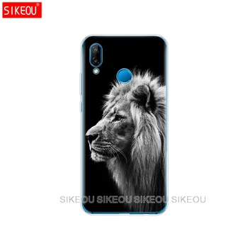 Silikónový Kryt Telefónu Prípade Huawei P20 P7 P8 P9 P10 Lite Plus Pro 2017 P Smart Lev, tiger Módny Krásne Zviera