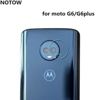 NOTOW pružné Zadné Priehľadné Späť Fotoaparát, Objektív Tvrdeného Skla Film Protektor Pre Motorola Moto G5plus/G5S/G6/G6Plus/G5SPlus/x4