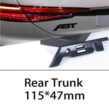 1SET ABT Blatník batožinového priestoru Logo Nálepka Pre Audi Q3 Q5 Q7 A1 A3 A4 A5 A6 A7 A8 RS3 RS4 RS5 Sline VW Golf 6 7 Mk6 MK7 Polo Passat CC