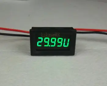LED 12V 24V batéria, Indikátor Aktuálneho Napätia merač Kapacity čas výkonu tester